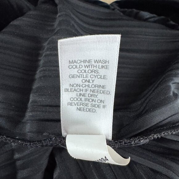 J. Jill‎ Wearever Collection Velvet Top 2X Black Ribbed Long Sleeve TP-3226 - Picture 7 of 7